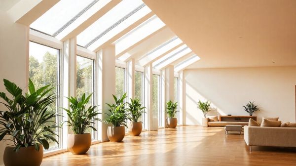 Boost indoor air quality using adjustable skylights